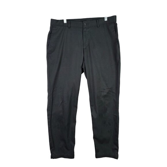 Mens Nike Golf Dri-Fit Black Standard Fit Pants Polyester Spandex Size 34x32 - Picture 1 of 10